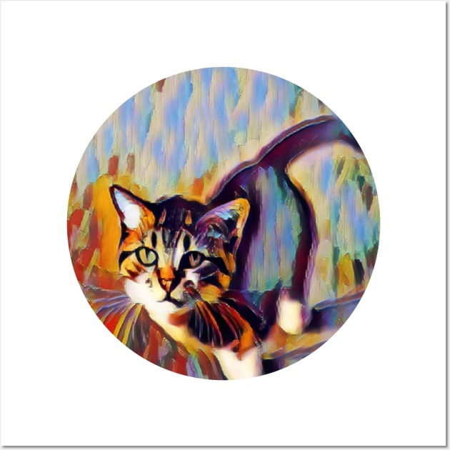 Four-Legged floppy cat Wall Art by GoranDesign